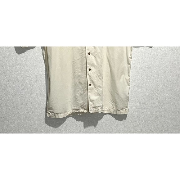 QuikSilver Edition Comfort Fit Men Sz XXL/TTG Color Beige Button Up Embroidered - Picture 3 of 16